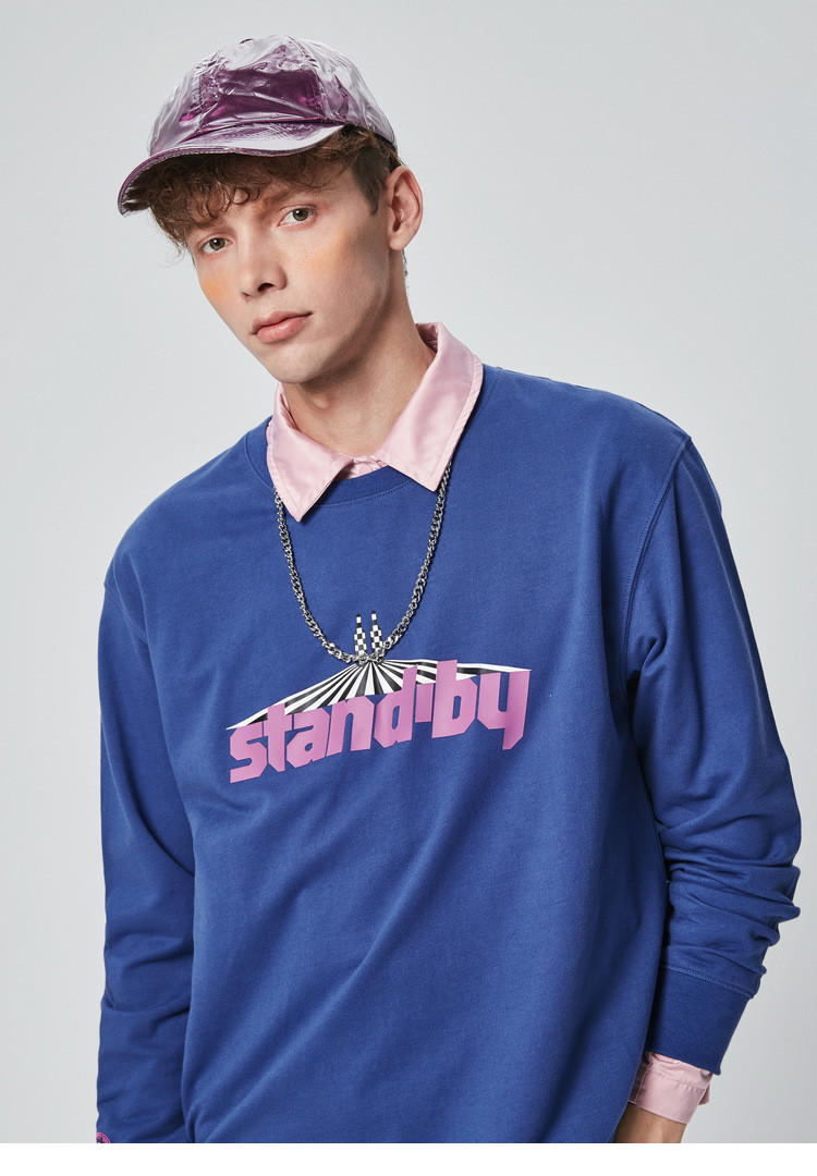 【inxx】standby潮牌运动休闲字母印花卫衣xm83104413