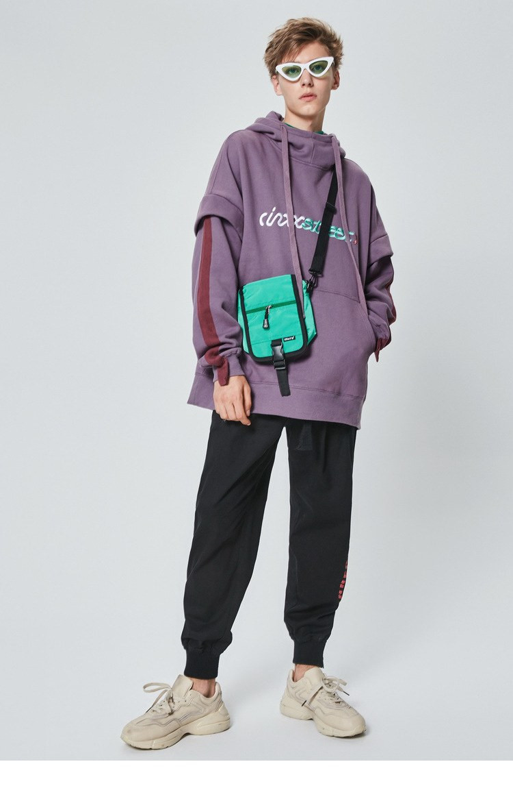 【inxx】inxx street 男款黑色潮牌卫衣冬季松松垮垮连帽上装情侣款is