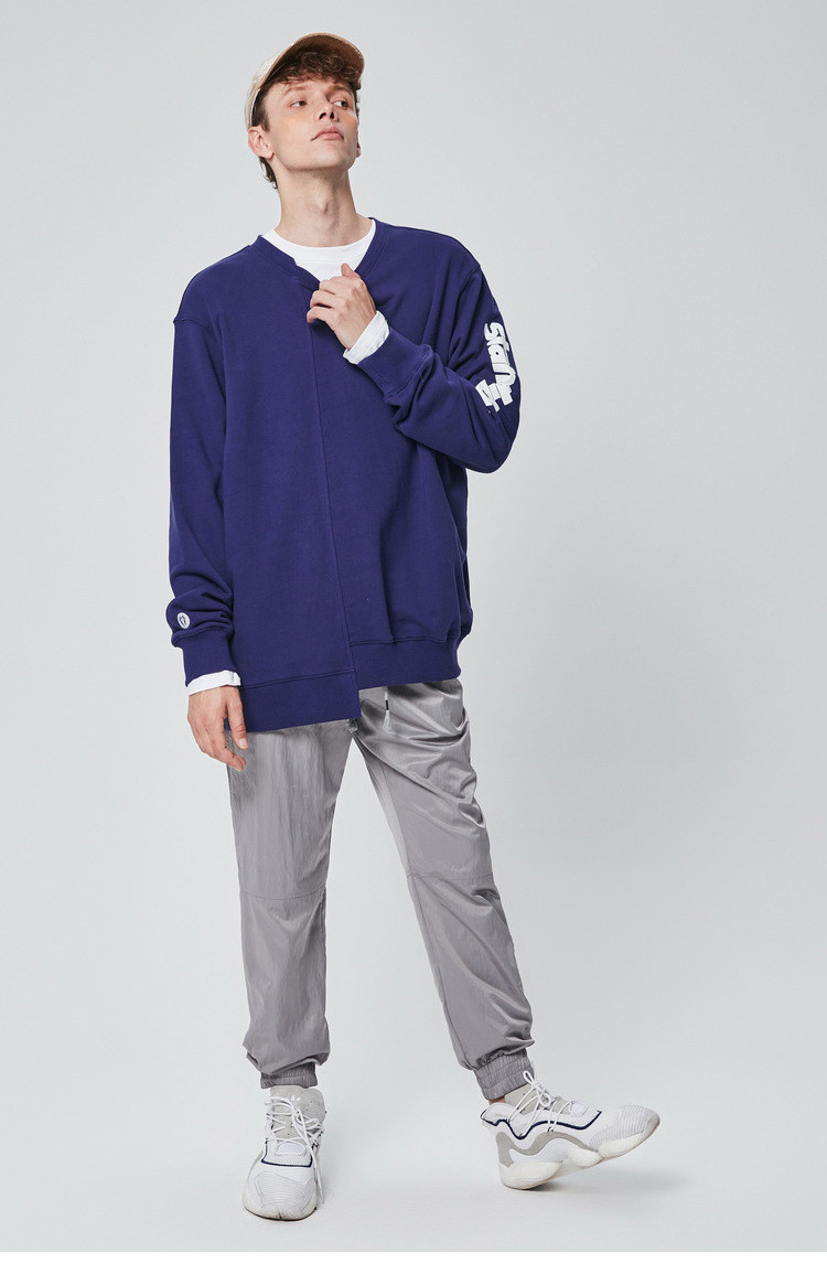 【inxx】standby/standby男款红色个性破洞卫衣xm83104408