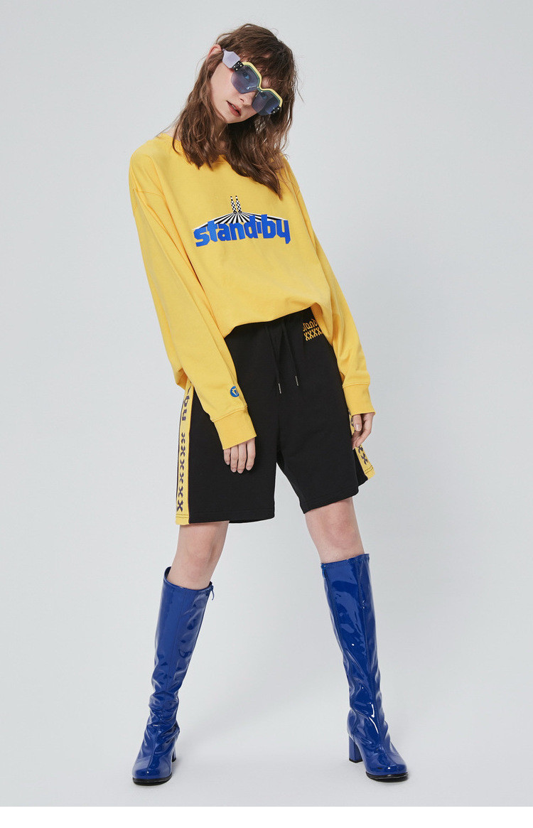 【inxx】standby潮牌运动休闲字母印花卫衣xm83104413