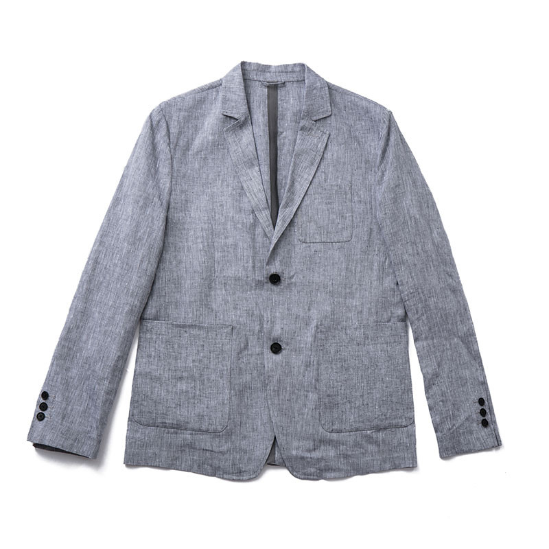 laroche/姬龙雪2019年春夏新款姬龙雪秋季时尚亚麻男士西服外套男装