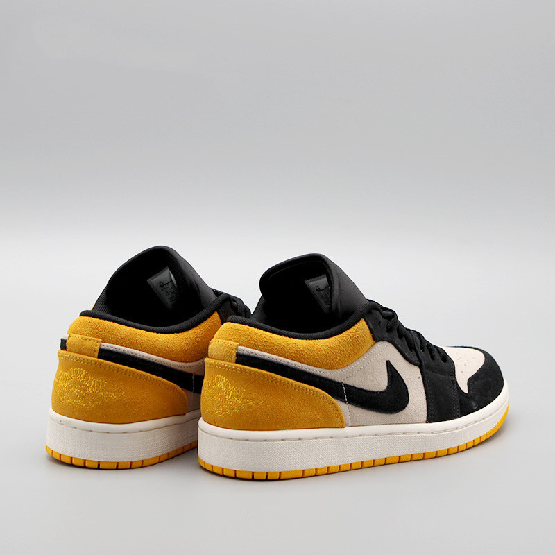 air jordan 1 university gold low 男款 aj1 黑黄脚趾 低帮 篮球鞋