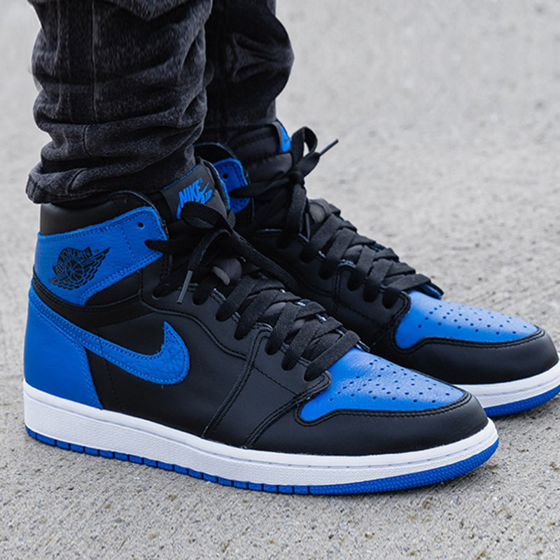 air jordan 1 retroroyal 乔1 aj1皇家蓝 黑蓝555088-007
