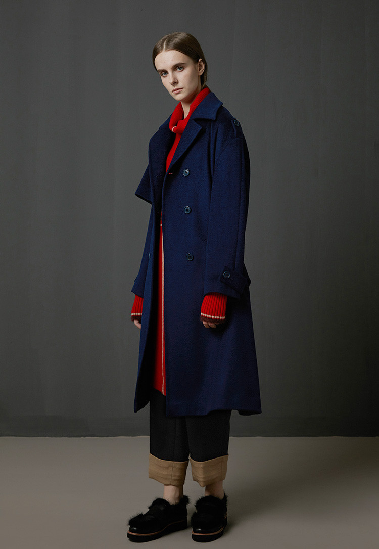 zhuchongyun/朱崇恽 羊毛女士大衣