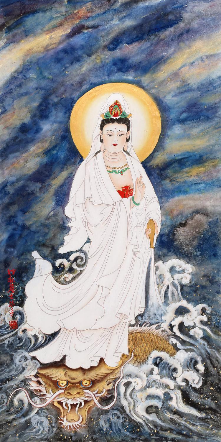 南海禅寺 妙林居士 《观音大士》