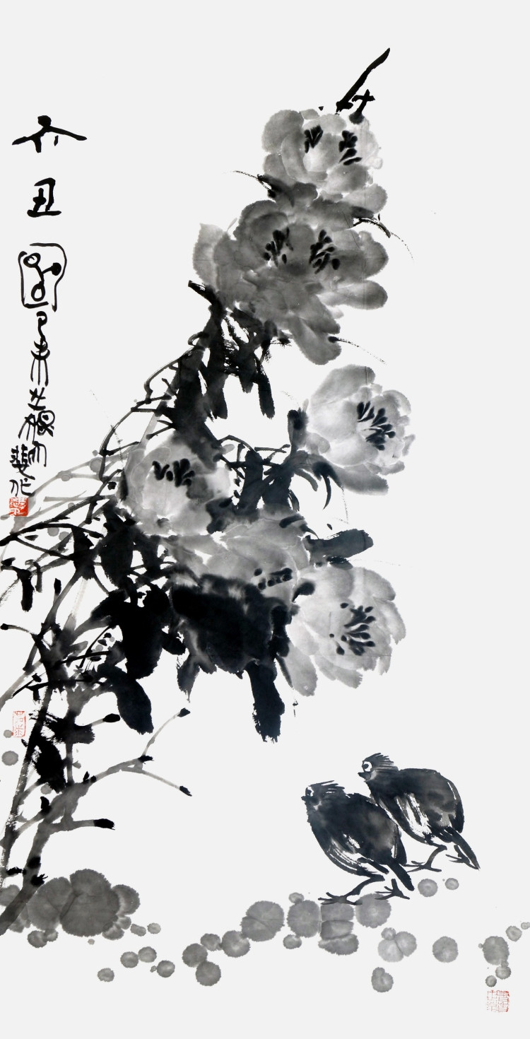 马大悲《大丑图》中国工艺美术家协会会员,毕业于清华美术学院,北大