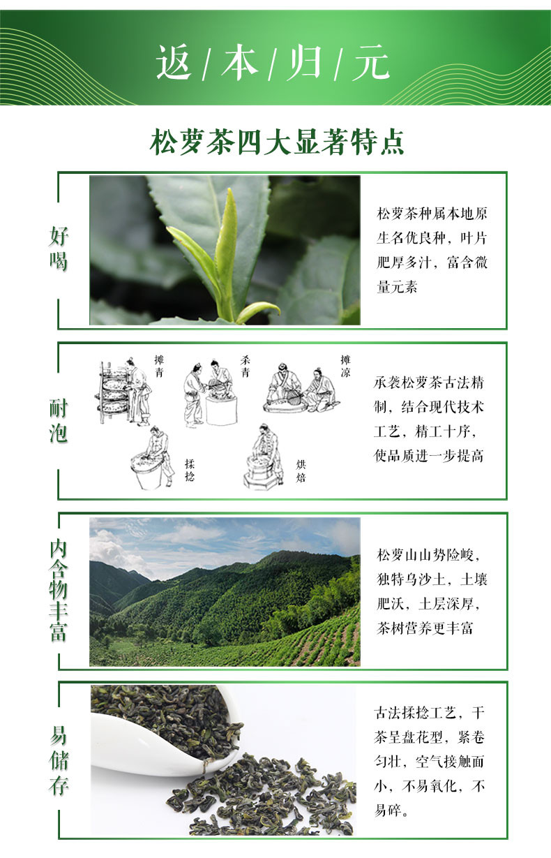 黄山松萝茶价格表图片