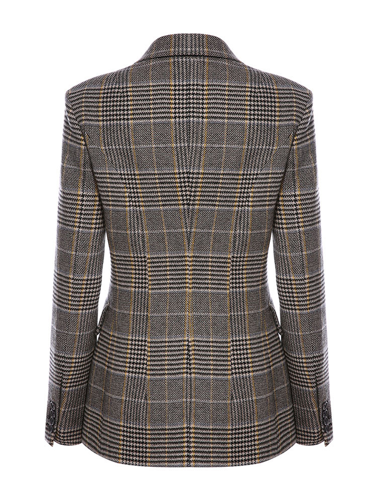 ermanno scervino/依玛诺 诗维诺女款千鸟格休闲西服女士西服