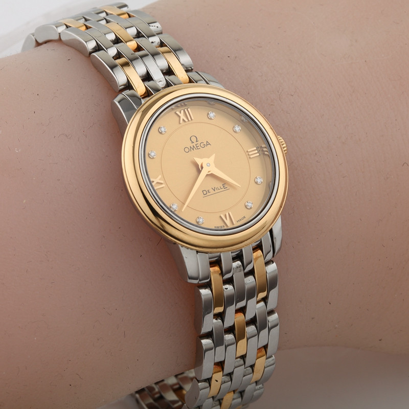 omega/欧米茄蝶飞系列女士间金石英腕表424.20.24.60.58.
