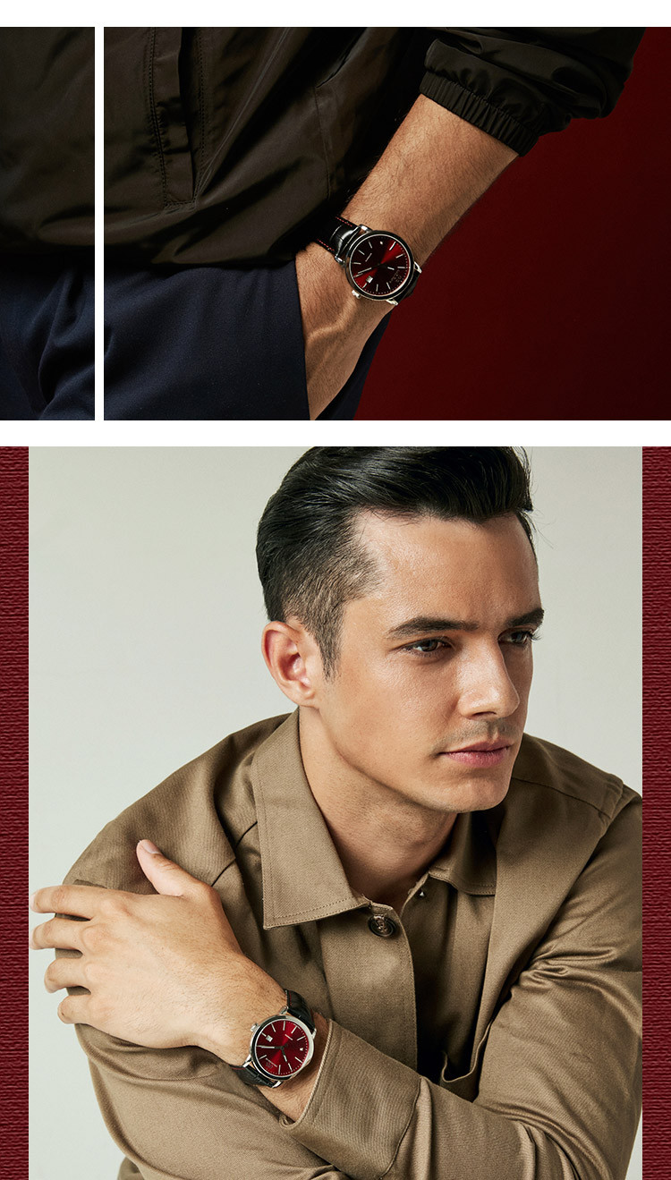 88 rue du rhone/宇路 男士机械简约商务腕表infinite 8系列87wa