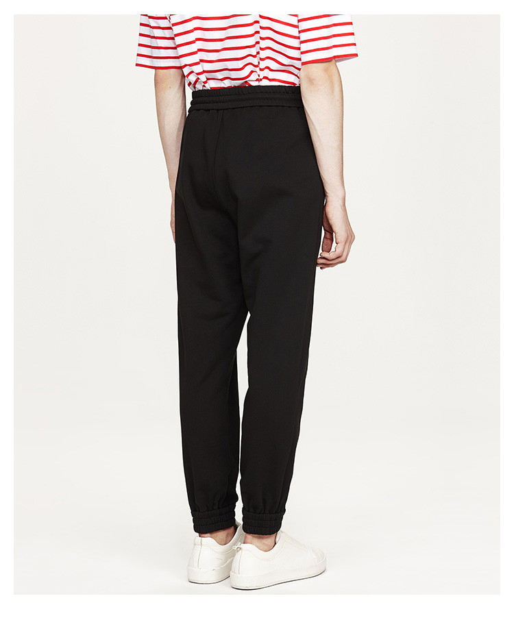 bandbydiscovered/bandbydiscovered男士休闲裤2019夏季新款刺绣休闲