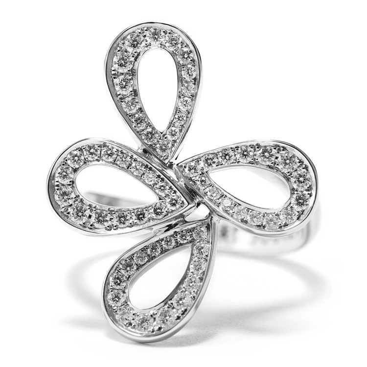 montblanc/万宝龙白色75018k金钻石,色泽:至少g,净度