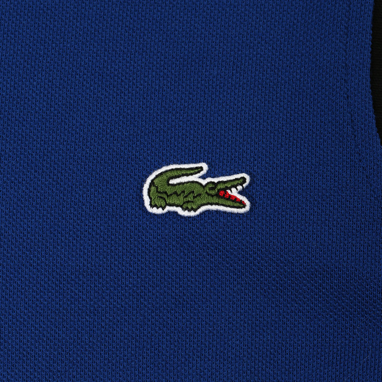 lacoste/鳄鱼男士蓝色翻领短袖男士短polo衫