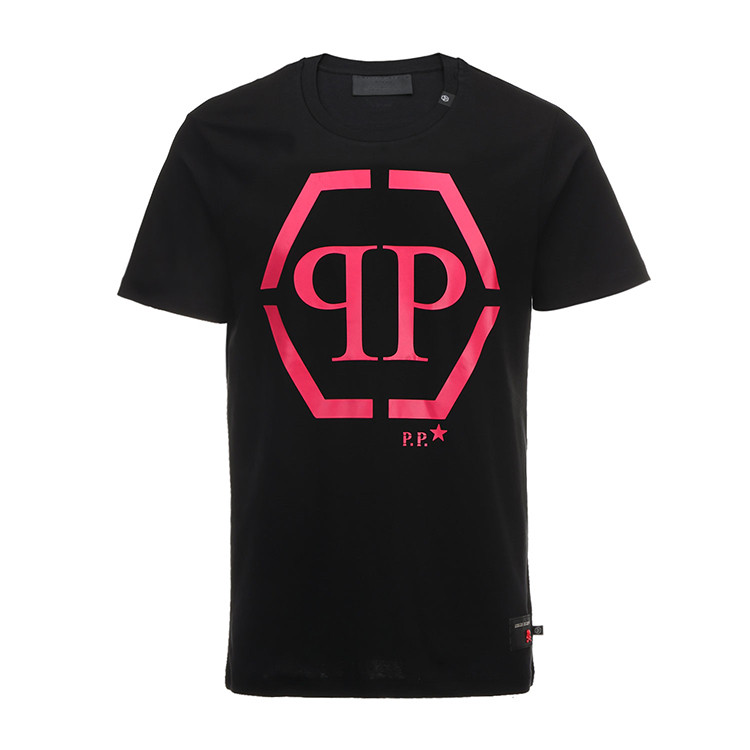 philippplein/菲利普·普兰 男士qp经典标志图案短袖纯棉男士短袖t恤