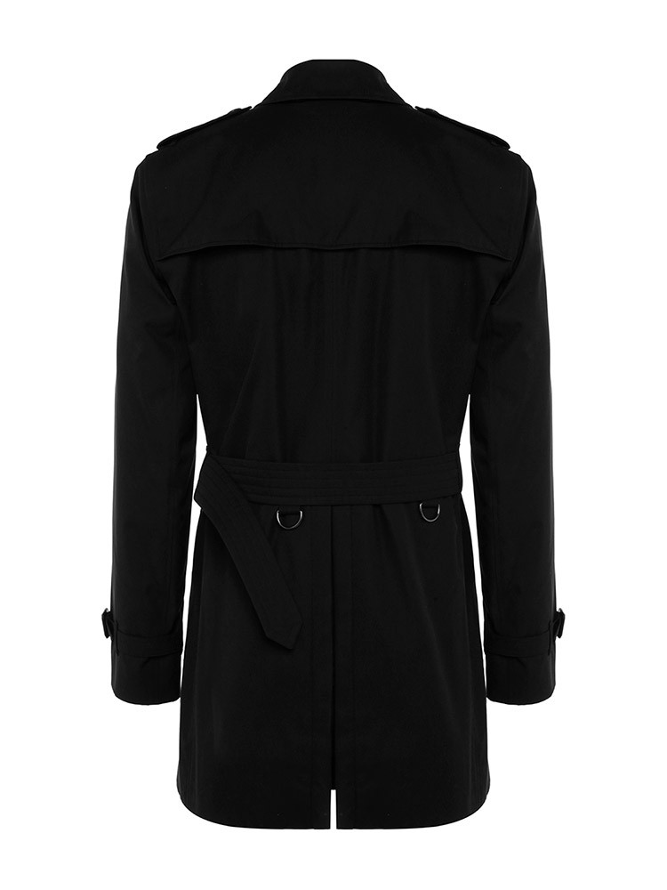 burberry/博柏利 黑色 棉质 男士风衣 3983338 100 bu18133333gy99050