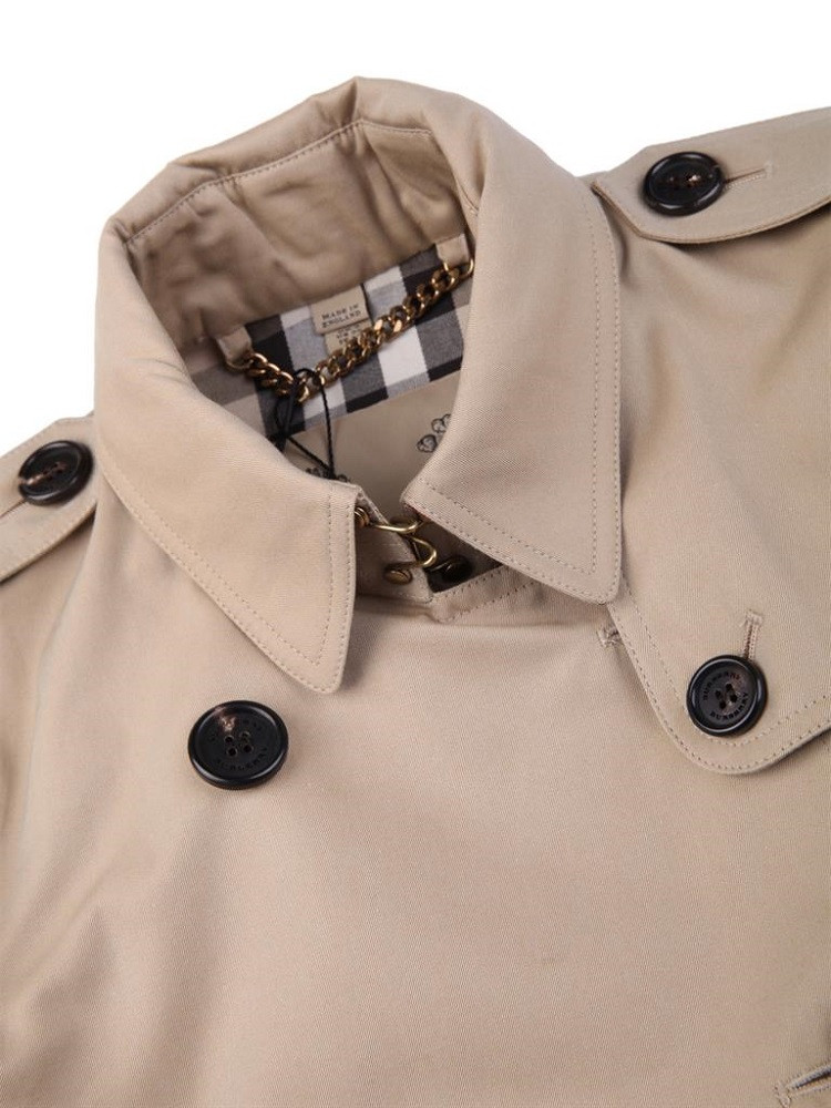 burberry/博柏利london纯棉英伦风女士外套风衣