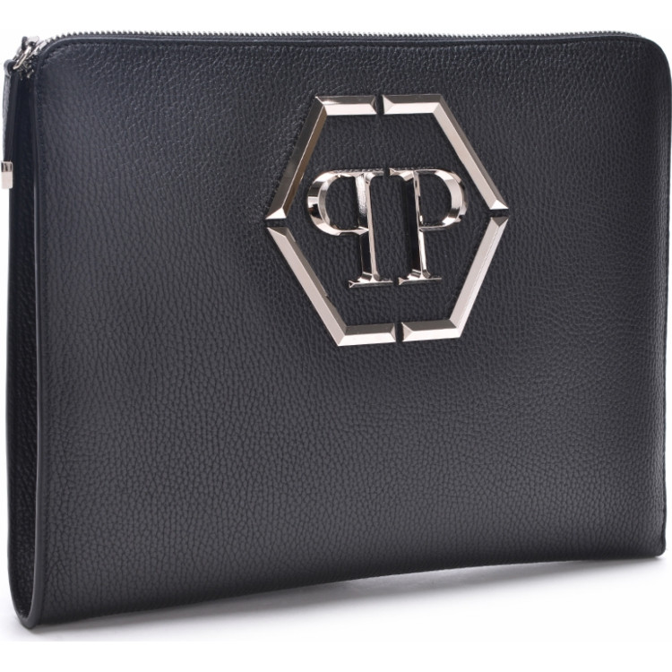 philipp plein/菲利普·普兰男士牛皮时尚欧美手拿包