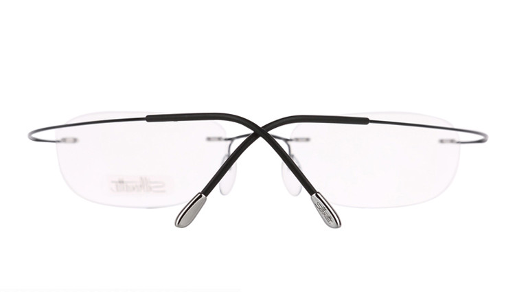 silhouette/诗乐 经典无框高科技钛眼镜框商务男款光学镜架7613/51