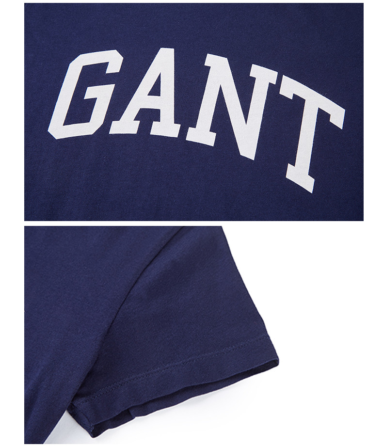 gant/甘特 女士短袖t恤 2018春新款女士logo休闲短袖t恤 403404