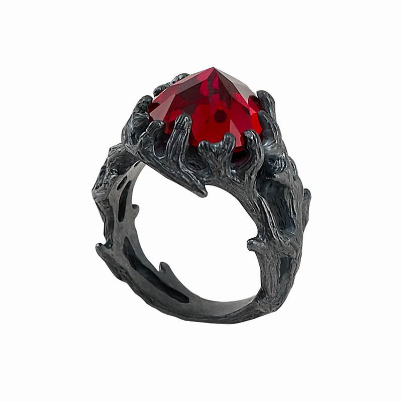 hc/硬糖 玫瑰的暗面系列 黑女王戒指 戒指 戒指/指