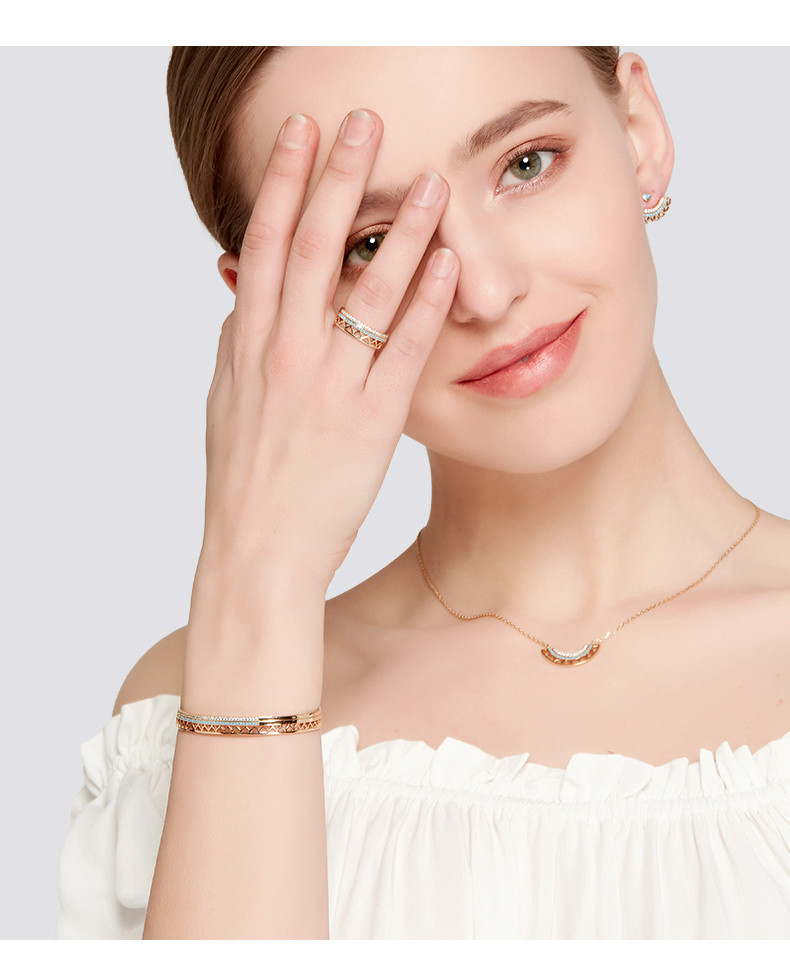 st dore/朵蕊 le bleu系列 铜镀18k金 手镯腕饰 手镯 腕饰 手链 520