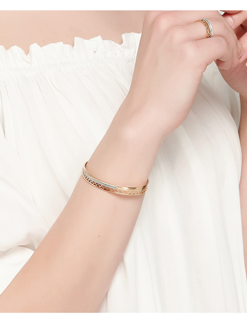 st dore/朵蕊 le bleu系列 铜镀18k金 手镯腕饰 手镯 腕饰 手链 520