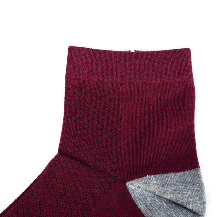 verri/verri 男士深红色袜子-男袜