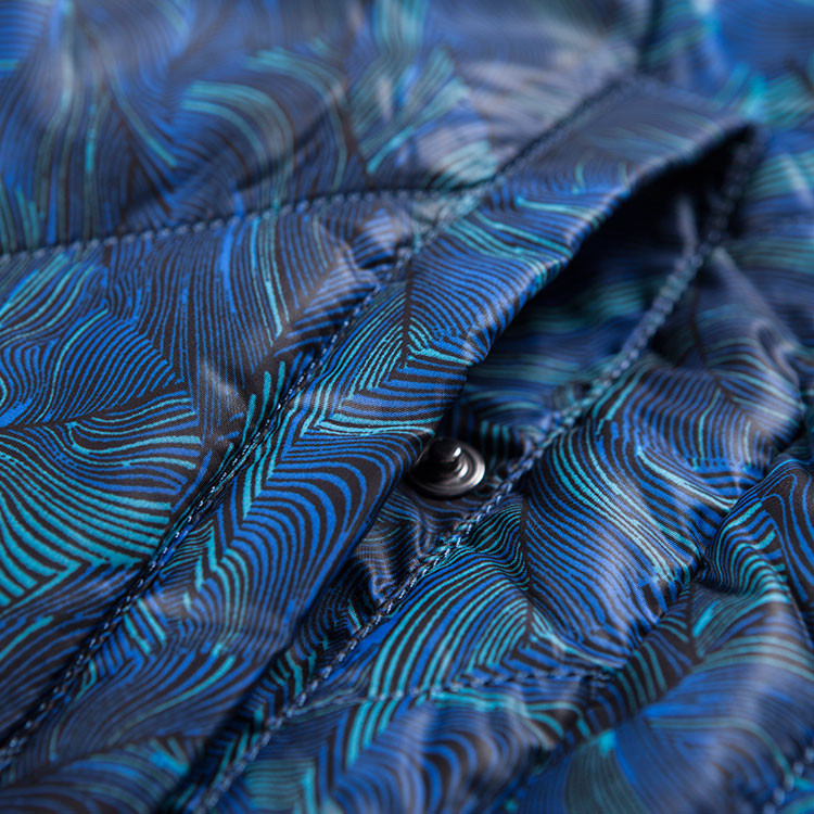 verri/verri渐变羽毛威尼斯海光蓝白鸭绒马夹-男士马甲