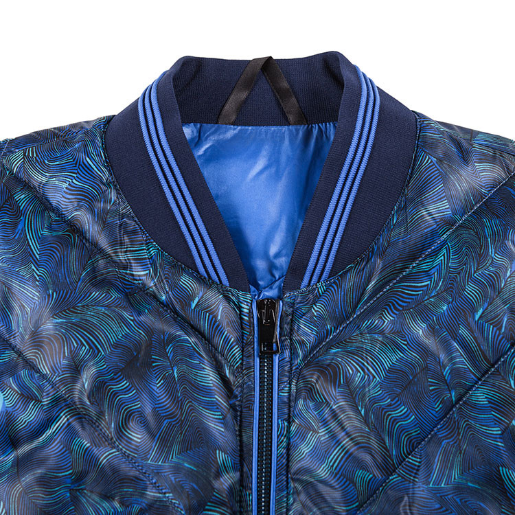 verri/verri渐变羽毛威尼斯海光蓝白鸭绒马夹-男士马甲