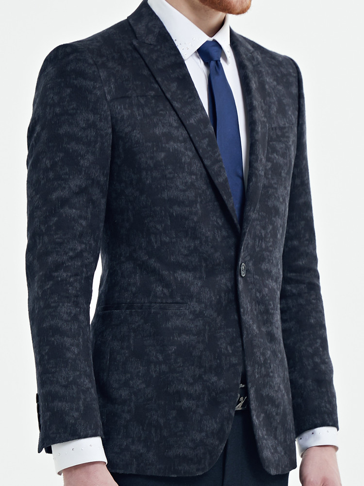 杨烁同款verri/verri提花面料,桑蚕丝材质,时尚修身,彰显男人气质,黑