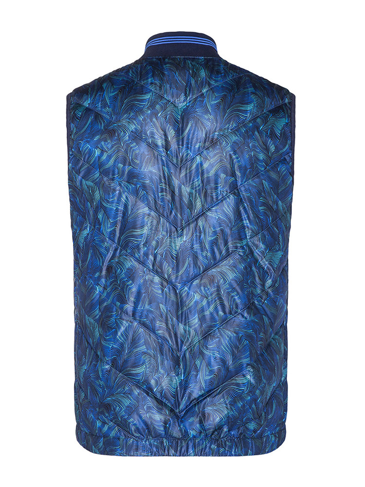 verri/verri渐变羽毛威尼斯海光蓝白鸭绒马夹-男士马甲