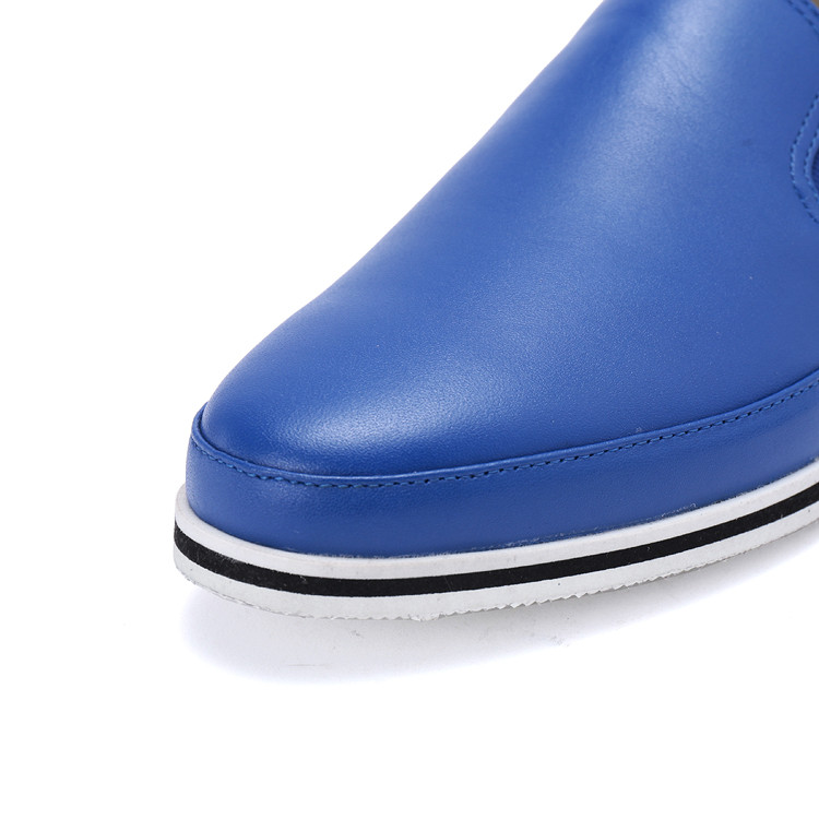 verri/verri 男士蓝色牛皮休闲鞋-男士乐福鞋