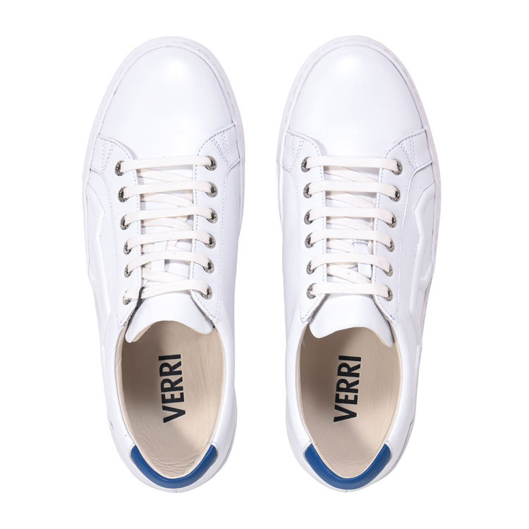 verri/verri 男士白色系带休闲鞋-男士休闲鞋