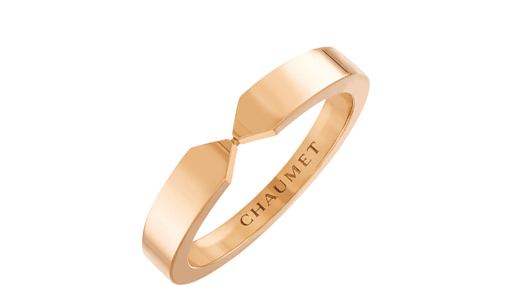 chaumet plume钻戒图片