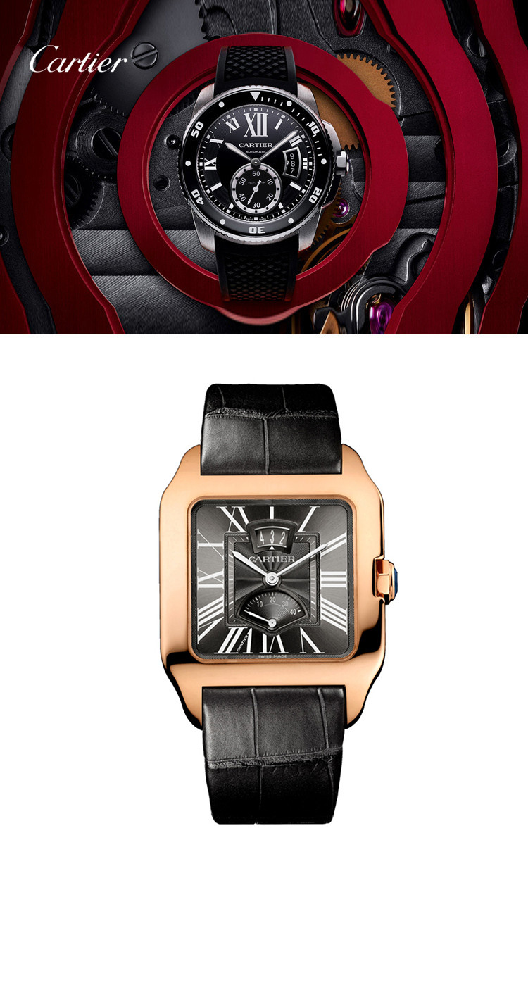 cartier/卡地亚桑托斯系列机械男士表w2020068