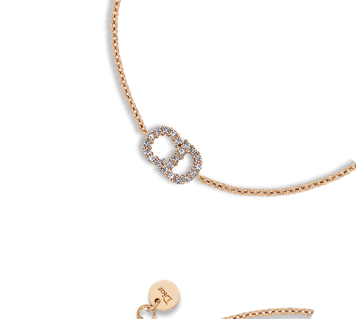 dior/迪奥 clair d lune系列女士新款镀金金属手链b0845cdlcy d301