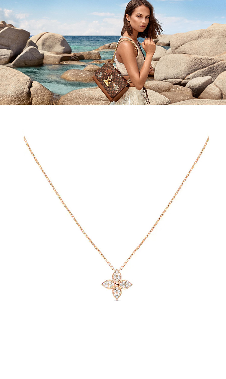 louisvuitton/路易威登2019新款starblossom系列镶钻吊坠