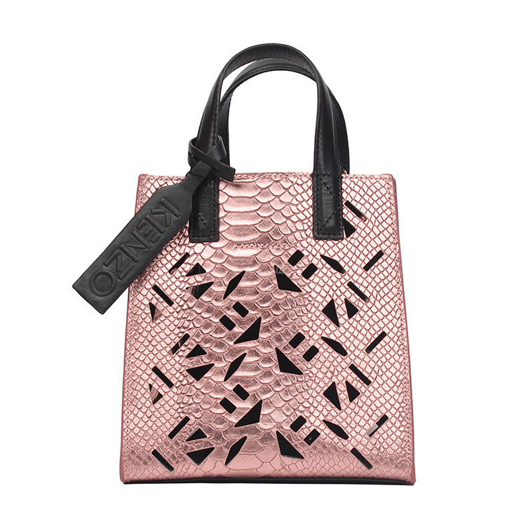 【17春夏】kenzo/高田贤三 牛皮 女士 镂空手提包 f752sa606l19