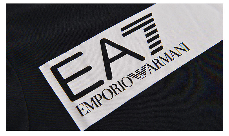 ea7/ea7阿玛尼男士简约休闲男士长袖t恤95693
