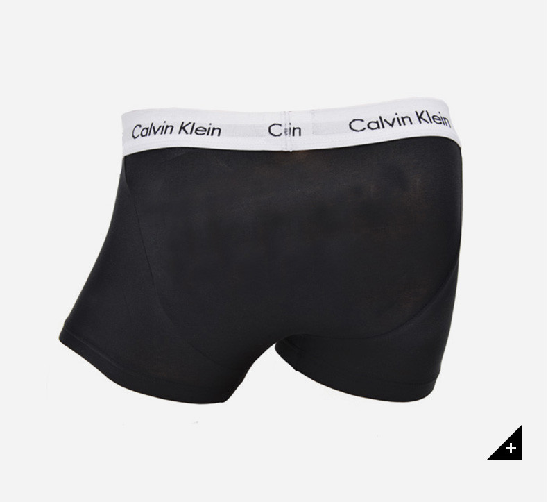 calvin klein/卡爾文·克萊因 男士簡約舒適品牌logo混色寬邊平角內褲