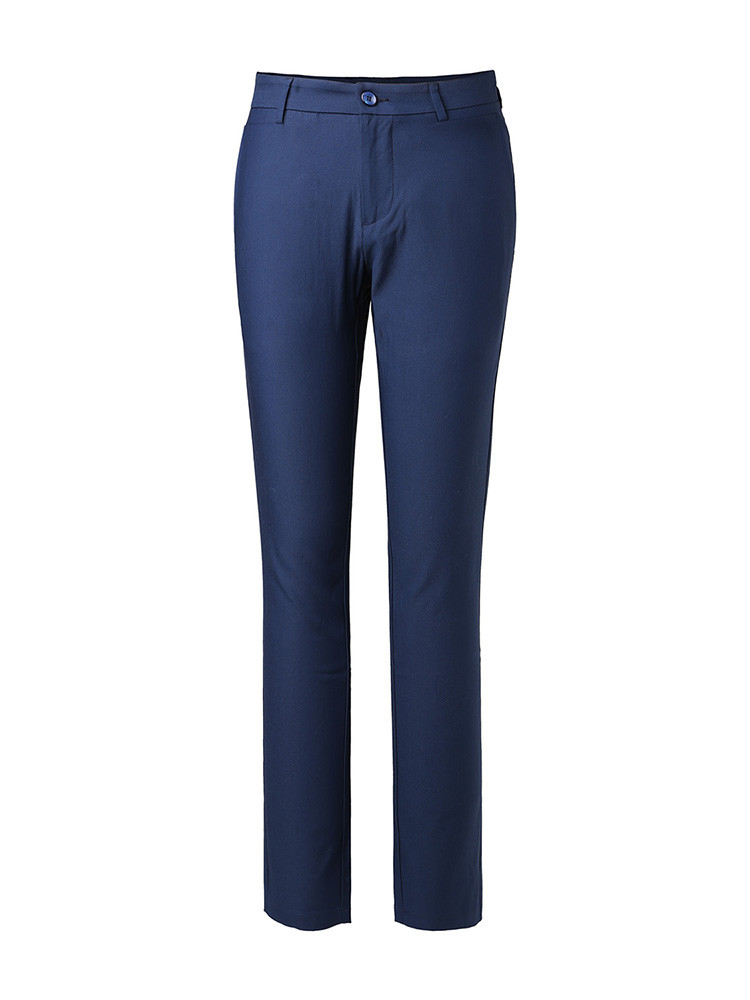 男士藏青色休闲裤子直筒百搭裤子男士休闲裤david naman/david naman