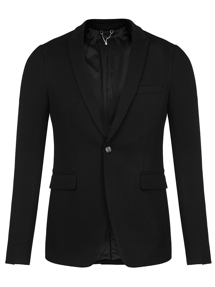 男士西装黑色商务时尚百搭春夏外套西服上衣男士西服david naman