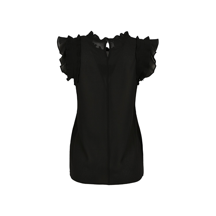 【17秋冬新品】pinko/品高 女士修身圆领飞袖上衣 女士短袖t恤 1g12md