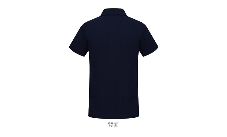 burberry/博柏利 深海军蓝棉质格纹开襟男士短polo衫 4010694