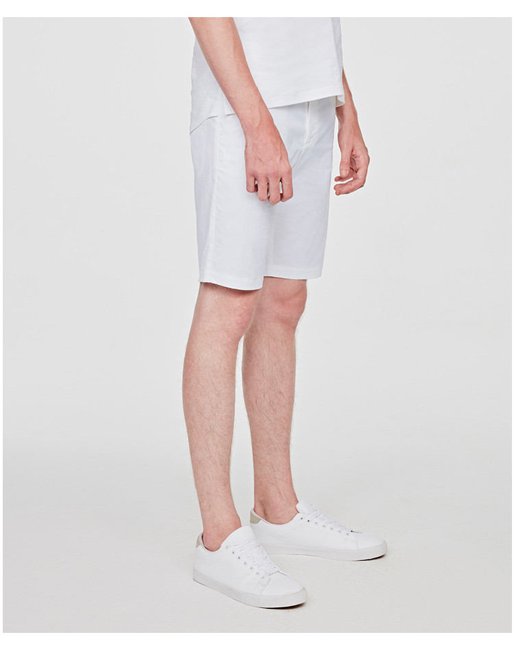 by sean/sean by sean 男士裤装>男士短裤 2018年夏季新款白色五分裤