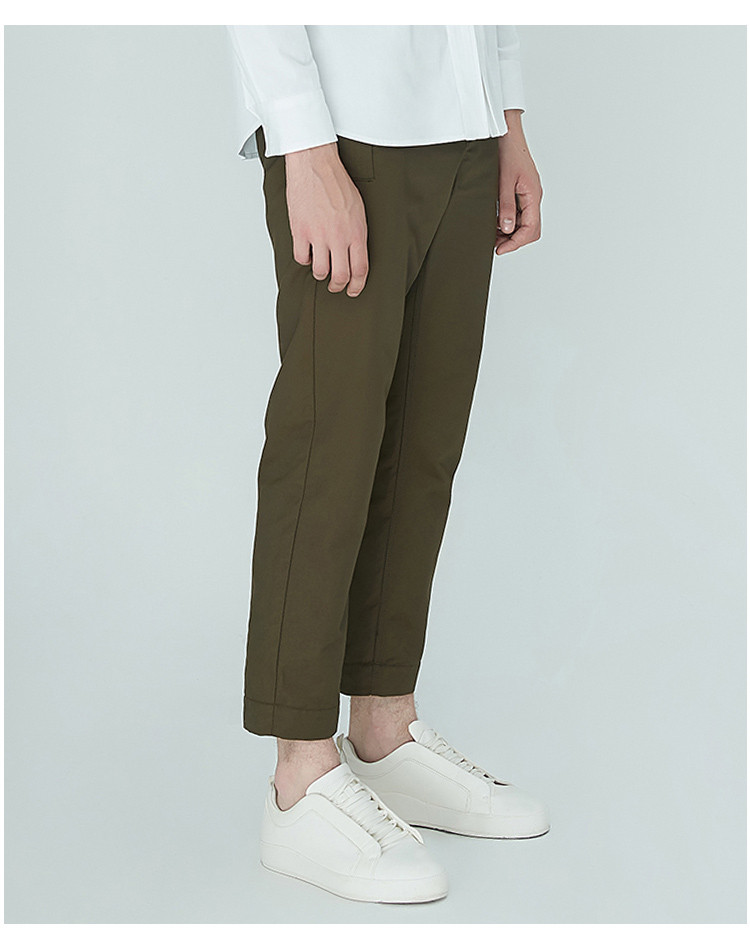 【designermenwear】mattitude/mattitude男士休闲裤春季新款深橄榄色