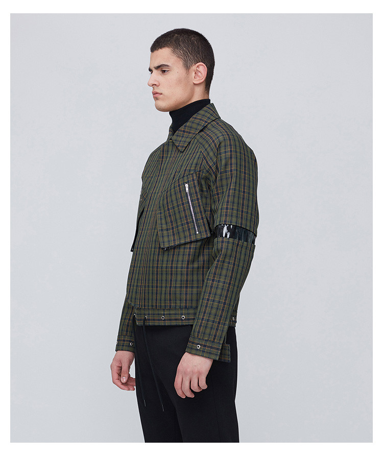 【designermenwear】mattitude/mattitude名堂男士夹克 秋冬男装花格