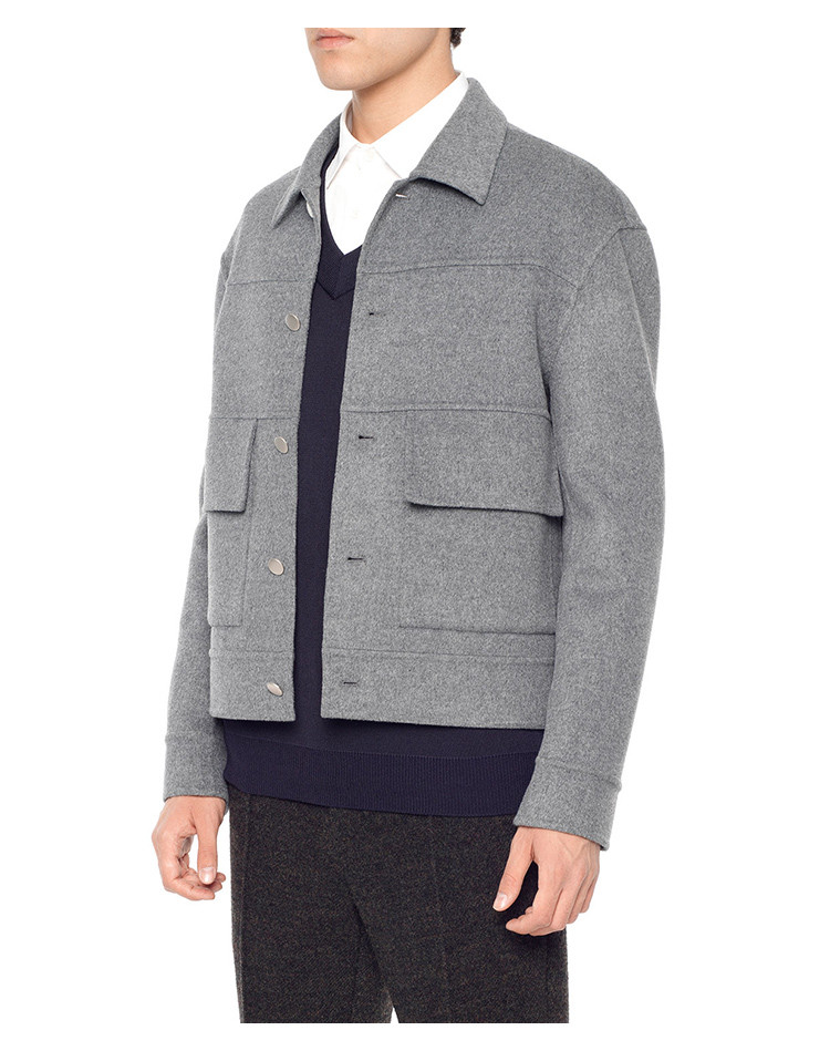 【designermenwear】seanbysean/seanbysean男士大衣2017秋冬新款短