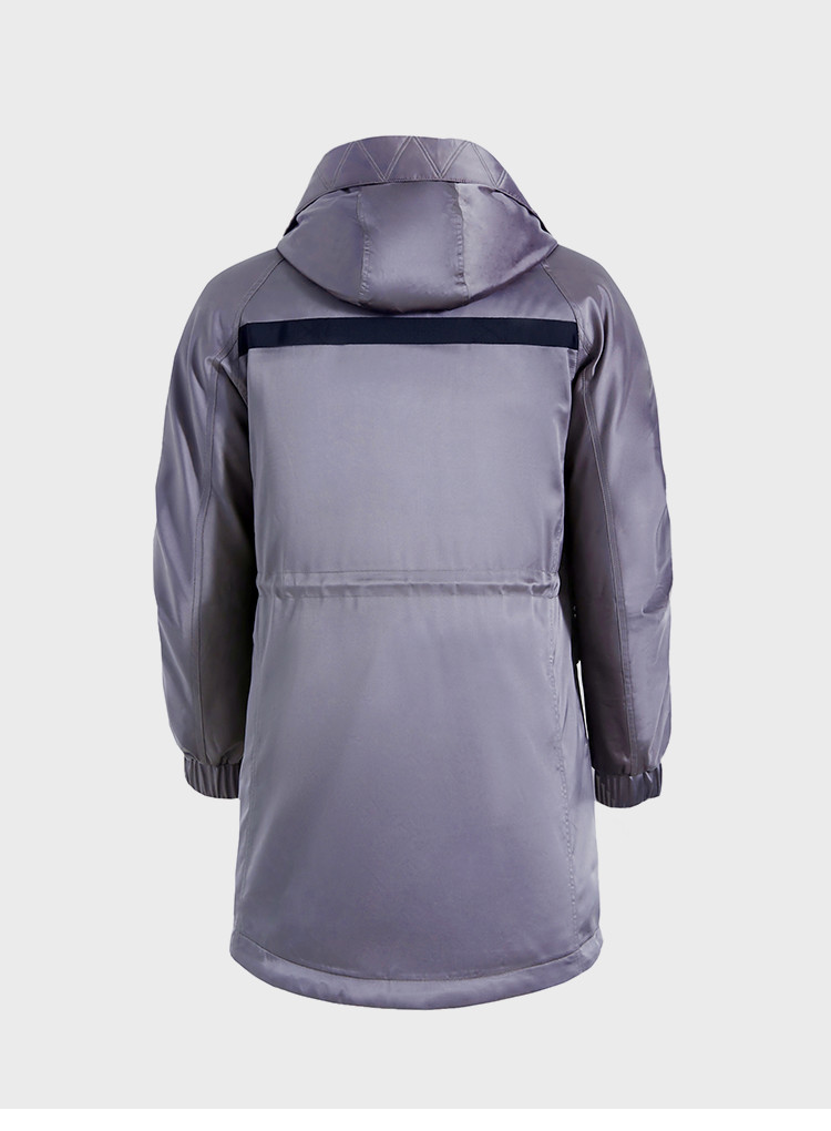 sean/sean by sean 男士外套 运动元素中长款涂层面料防风保暖羽绒服