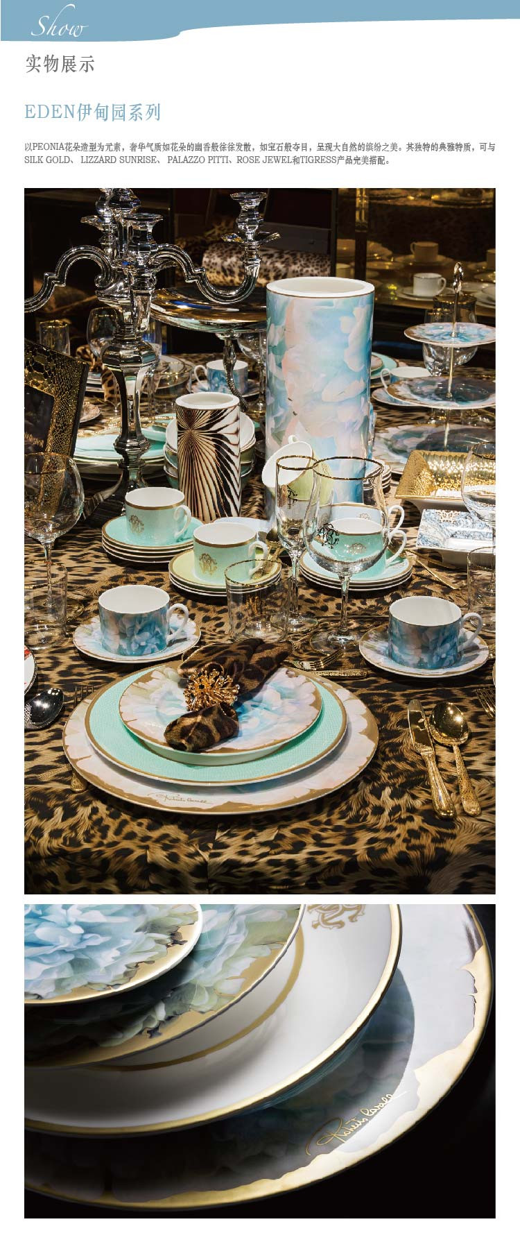 【roberto cavalli罗伯图 卡维里 餐具】roberto cavalli/罗伯特